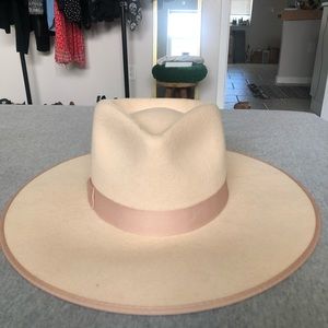 Lack of Color Ivory Rancher hat size S